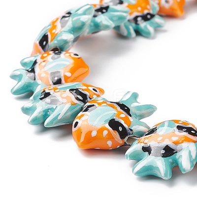 Handmade Porcelain Beads X1-PORC-G002-54E-1