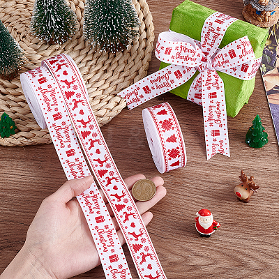 3 Rolls 3 Styles Polyester Ribbon OCOR-PH0006-32-1