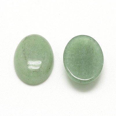 Natural Green Aventurine Cabochons G-R415-18x25-43-1