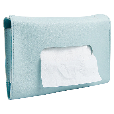Imitation Leather Car Tissue Bag AJEW-GF0002-52B-1