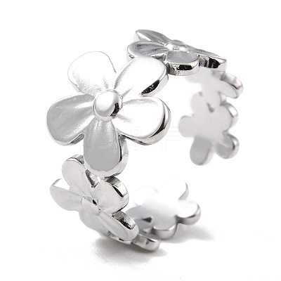 Non-Tarnish 304 Stainless Steel Finger Rings X-RJEW-L102-36P-1