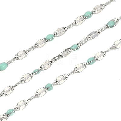 Brass Dapped Chains AJEW-Q153-02P-16-1