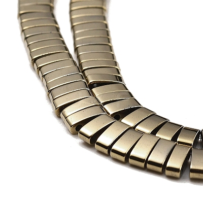 Electroplated Non-magnetic Synthetic Hematite Beads Strands G-G089-A02-03-1