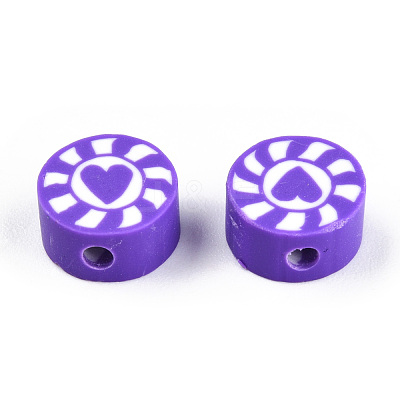 Handmade Polymer Clay Beads CLAY-T019-15G-1