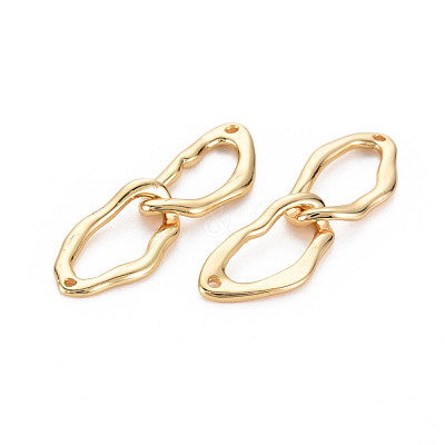 Brass Connector Charms KK-S364-001-1