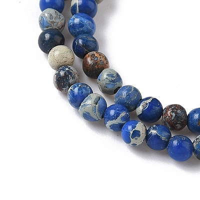 Dyed Natural Regalite/Imperial Jasper/Sea Sediment Jasper Beads Strands G-B124-C05-01-1