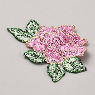 Computerized Embroidery Cloth Iron on/Sew on Patches DIY-WH0622-093C-1