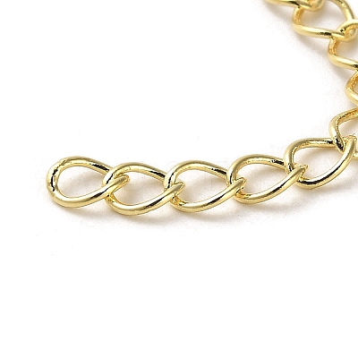 Brass Curb Chain Extender X-KK-Q807-13G-1