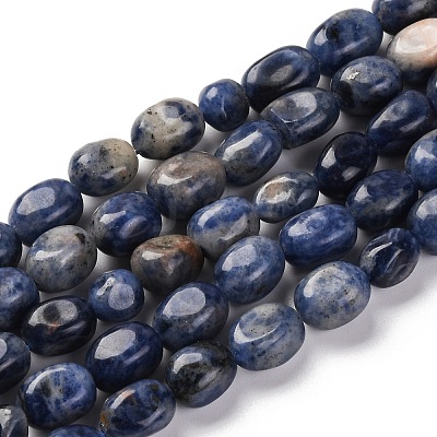 Natural Sodalite Beads Strands G-G146-A03-01-1