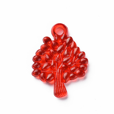 Transparent Acrylic Pendants MACR-N013-023-1