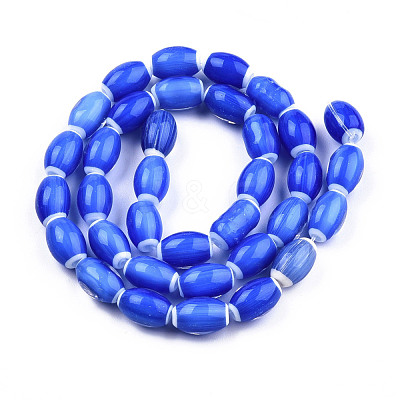 Handmade Lampwork Beads Strands LAMP-N023-004-02-1