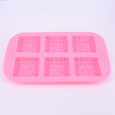 Constellations Pattern Food Grade Silicone Molds DIY-WH0167-90B-1