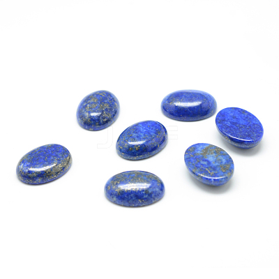 Natural Blue Spot Jasper Cabochons G-T020-8x10mm-10-1