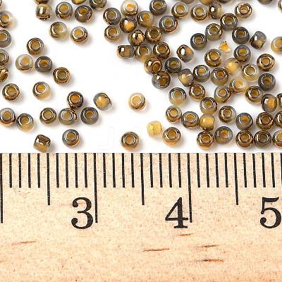 Electroplated Glass Beads GLAA-Q120-02A-04-1