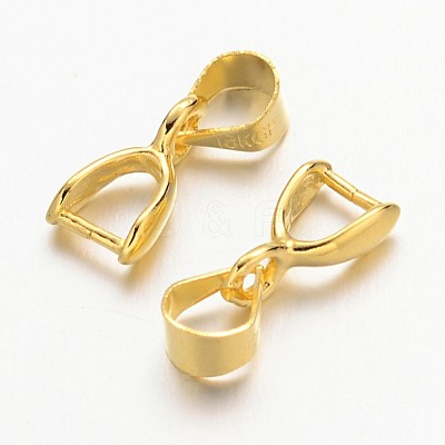 Brass Ice Pick Pinch Bails X-IFIN-KK08-G-1