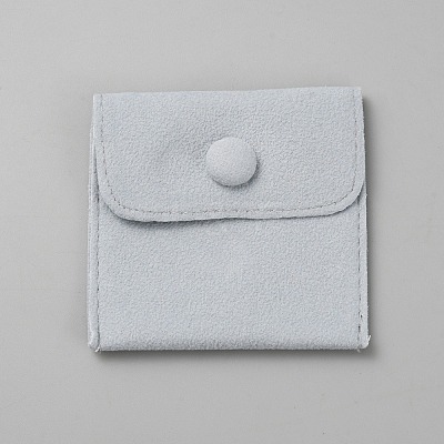 Square Velvet Jewelry Box with Snap Button CON-WH0088-77A-01-1