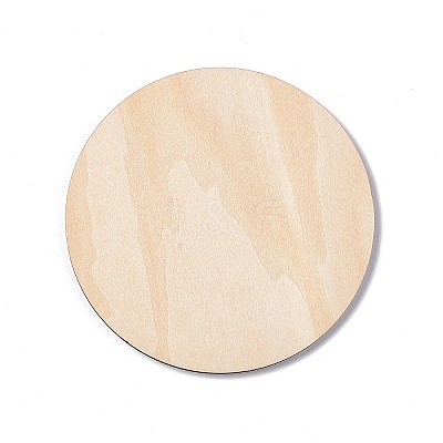 Wooden Carved Cup Mats LS-AJEW-P103-01I-1