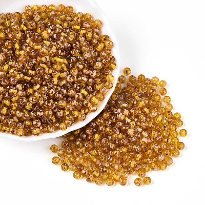 Picasso Baking Paint Glass Seed Beads SEED-N007-35C-1