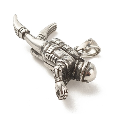 304 Stainless Steel Pendants STAS-G259-01AS-1