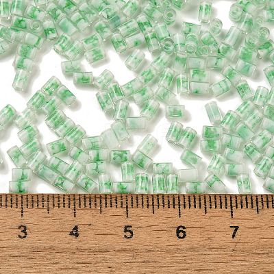 Two Tone Inside Colours Transparent Glass Seed Beads SEED-C004-05B-1