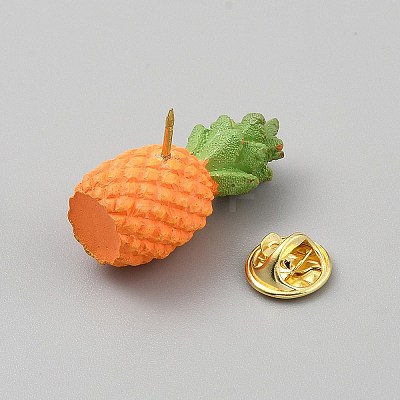 Resin Alloy Lapel Pin Backs for Backpack Clothes JEWB-CJC0008-01N-1