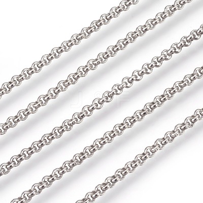 Tarnish Resistant 304 Stainless Steel Rolo Chains CHS-L017-18I-1
