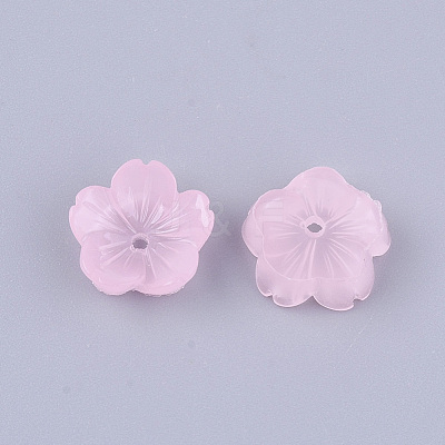 Resin Bead Caps X-RESI-T040-025-1
