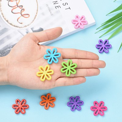 Opaque Acrylic Beads SACR-R783-M-1