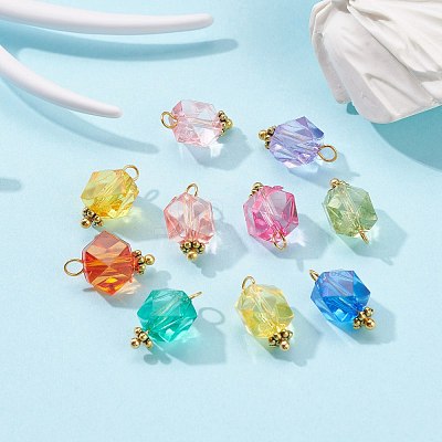 Transparent Acrylic Pendants PALLOY-JF00752-1