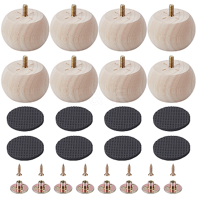 Wood Furniture Legs FIND-WH0139-966B-1