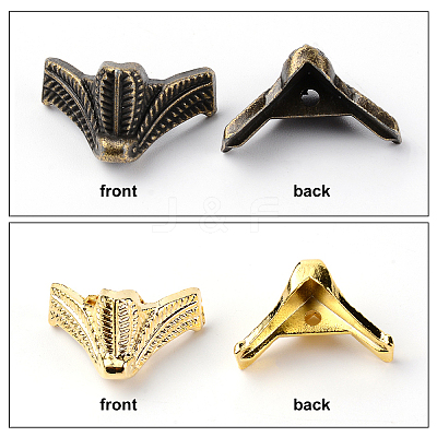 24 Stes 2 Colours Zinc Alloy Bracket FIND-GF0001-79-1