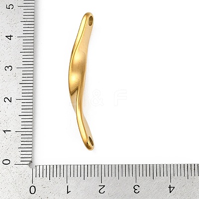 Ion Plating(IP) 202 Stainless Steel Twist Connector Charms STAS-Q336-13B-G-1