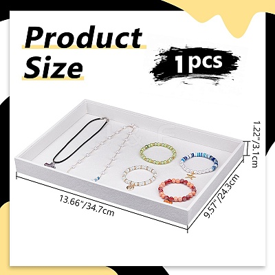 MDF Jewelry Trays for Necklaces Rings Earrings Pendants ODIS-WH0086-078A-1