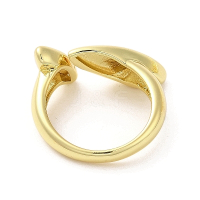 Rack Plating Brass Finger Ring RJEW-C072-18G-1