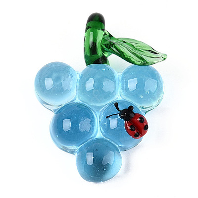 Handmade Lampwork Pendants LAMP-N034-14A-1