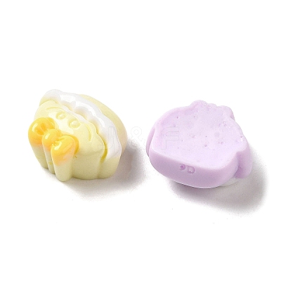 Opaque Resin Decoden Cabochons RESI-B017-02F-1