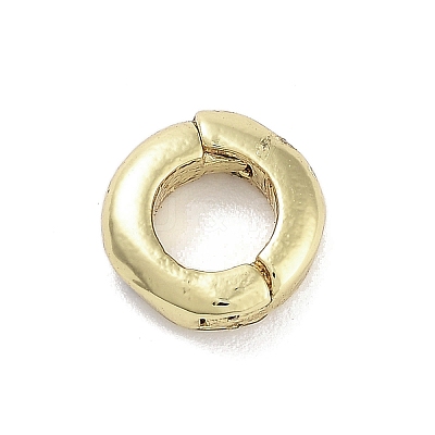 Brass Spring Gate Rings KK-M293-53G-1
