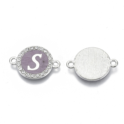 Alloy Enamel Links Connectors ENAM-TAC0003-01S-01S-1