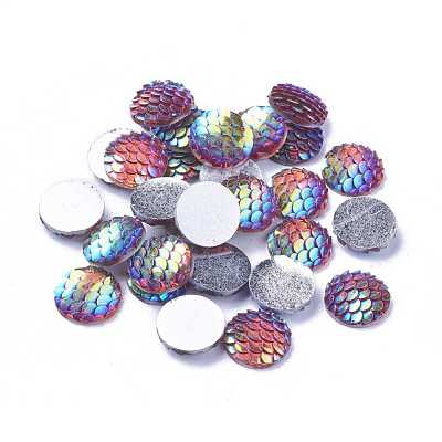 Resin Cabochons CRES-Q191-HA023-8-1