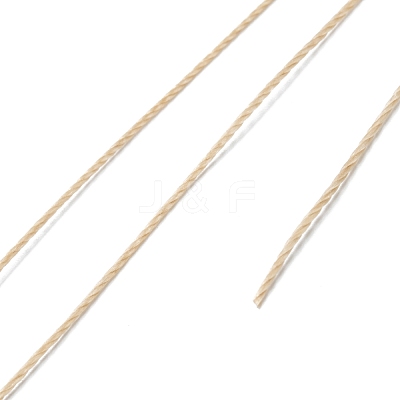 Round Waxed Polyester Thread String YC-D004-02C-138-1