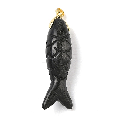 Natural & Synthetic Mixed Gemstone Carved Pendants G-P599-08G-1