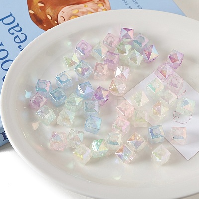 Opaque Acrylic Beads OACR-F010-13-1