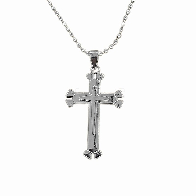 Cross Alloy Pendant Necklaces for Men FS-WG5CDA8-03-1