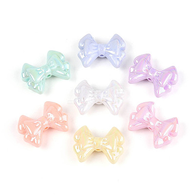UV Plating Opaque Acrylic Beads OACR-N143-06-1