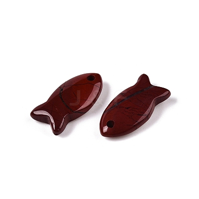 Natural Red Jasper Pendants G-N342-106G-1