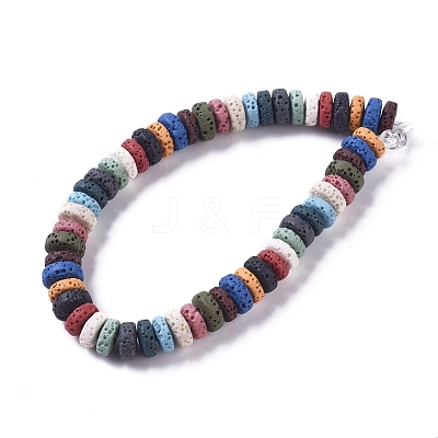 Natural Lava Rock Beads Strands G-L546-B-01-1