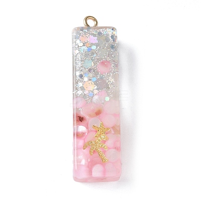 Resin Pendants RESI-B029-01P-I-1
