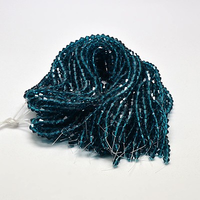 Transparent Glass Beads Strands EGLA-A039-T4mm-D01-1