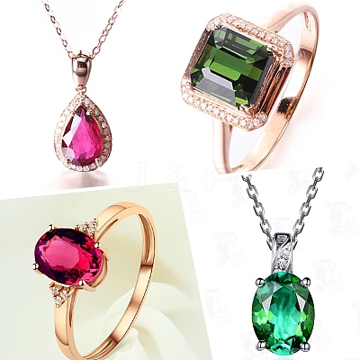 Pointed Back Glass Rhinestone Cabochons RGLA-OC0001-03D-1