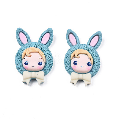 Opaque Resin Cabochons CRES-N021-105-1